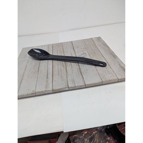 Rubbermaid Black Pierced Slotted Serving Spoon Heavy Duty #1974 Vintage - Picture 2 of 9